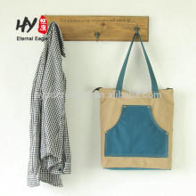 Best price standard size round bottom canvas tote bag